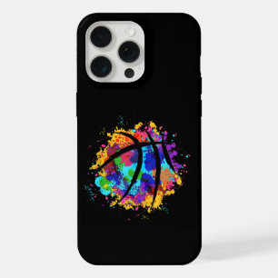 Vintage Basketball Graphic Design Cool Basketball iPhone 15 Pro Max Case