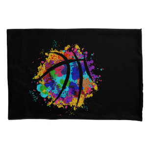 Vintage Basketball Graphic Design Cool Basketball Pillowcase