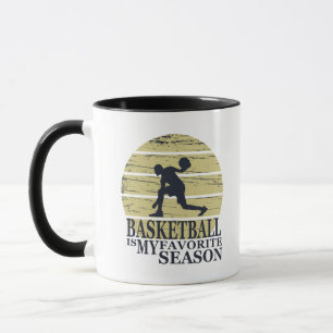 vintage Basketball is my favourite season Mug