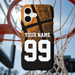 Vintage basketball personalized iPhone 17 case