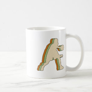 Vintage Basketball Player - Retro Motion Dribble A Coffee Mug