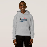 Vintage Bass Fishing Graphic Art Kids [Light mode]