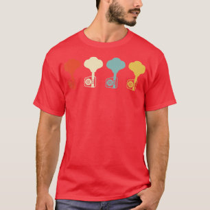 Vintage Bass Guitar Player Bassist Retro Gift  T-Shirt