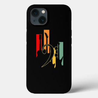 Vintage Bass Guitar Players Guitarist Music Lover  iPhone 13 Case