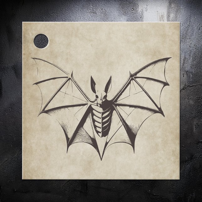 Vintage Bat Halloween Party Favour Tags (Creator Uploaded)