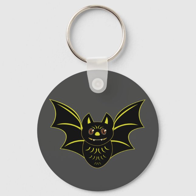 Vintage Bat Keychain (Front)