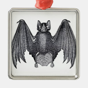 Vintage Bat Pendant Metal Tree Decoration
