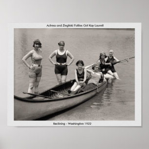 Vintage Bathing Beauties Ziegfeld Follies Kay Laur Poster