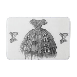 vintage bathroom bathmat