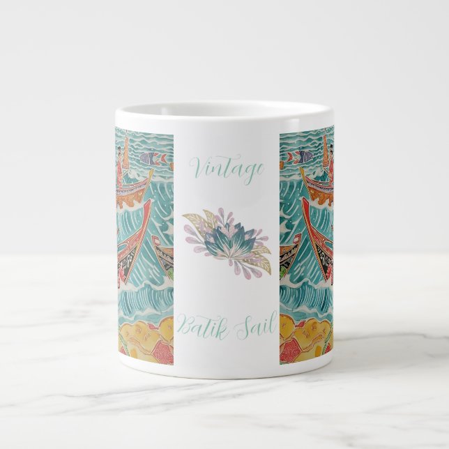 Vintage Batik Sail, Speciality Mug (Front)