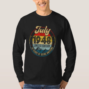 Vintage Bday Party Decoration July 1948 T-Shirt