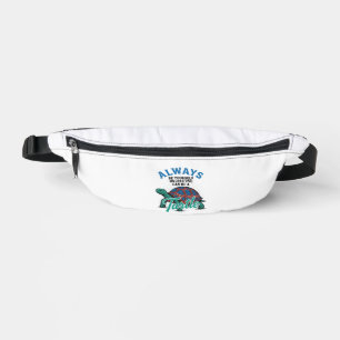 Vintage Be Yourself Turtle Shirt Design_1 Bum Bags