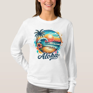 Vintage Beach Aloha Sublimation-94953 T-Shirt