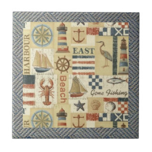 Vintage Beach Comber Tile