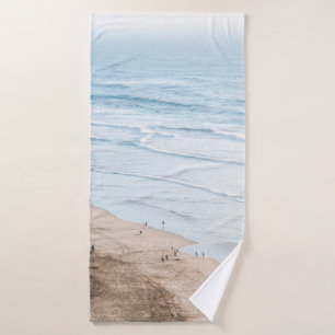 VINTAGE BEACH PHOTO BATH TOWEL