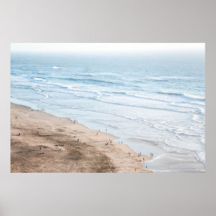 VINTAGE BEACH PHOTO POSTER