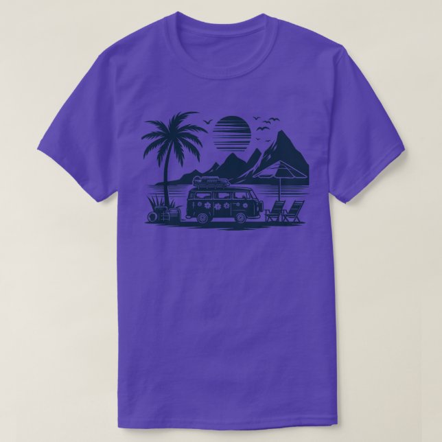 Vintage Beach TShirt 1 (Design Front)