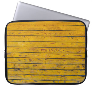 Vintage beach wood background - Old weathered wood Laptop Sleeve