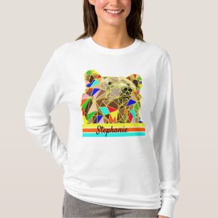 Vintage Bear Grizzly Custom name T-Shirt