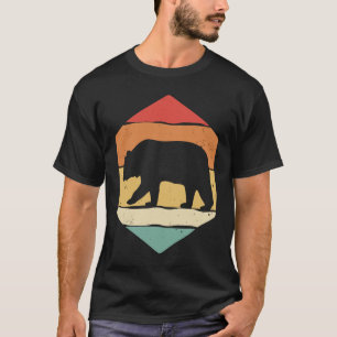 Vintage Bear Retro Animal Wild Grizzly Brown Bears T-Shirt