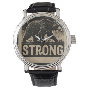 Vintage Bear Strength Watch
