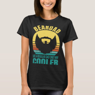 Vintage Beard Dad Bearded Dad Beardad Like A Regul T-Shirt