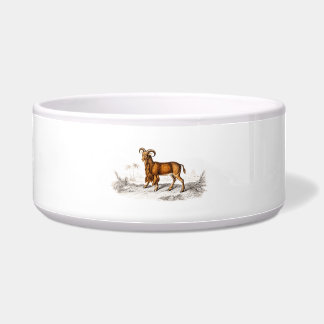 Vintage Bearded Goat Illustration Retro Old Goats