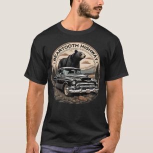 Vintage Beartooth Highway Us 212 Montana Road T-Shirt