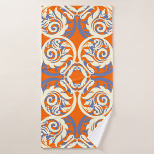 Vintage beautiful background, seamless pattern, lu bath towel
