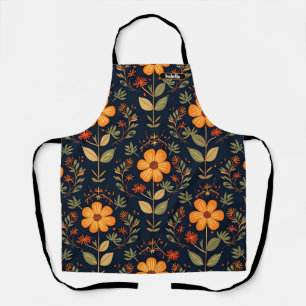 Vintage Beautiful Floral Modern Collection Apron