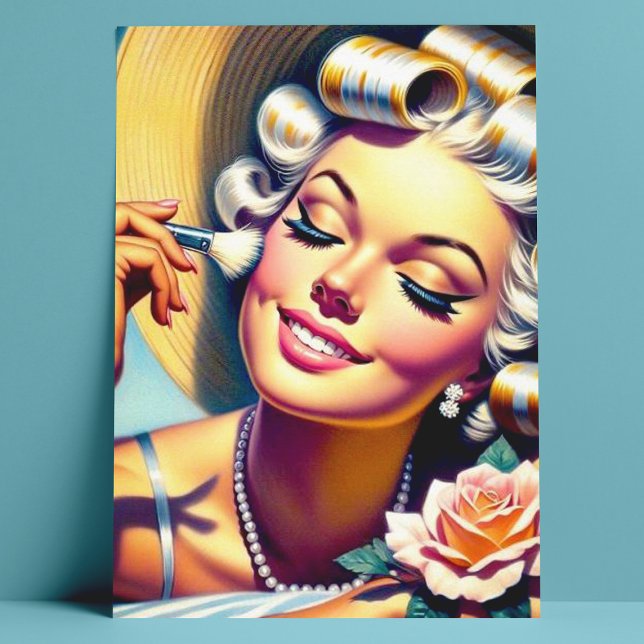 Vintage Beautiful Girl Portrait Postcard (Creator Uploaded)