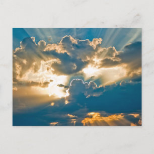 Vintage Beautiful Island Beach Sunset Postcard