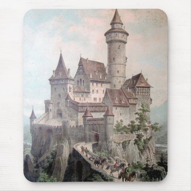 Vintage - Beautiful Old Castle Mouse Pad (Front)