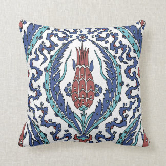 Vintage Beautiful Turkish Tulip . Throw Pillow