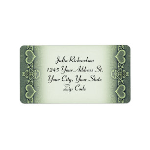 vintage beautiful wedding labels