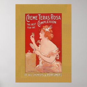 Vintage Beauty Advertisement Poster