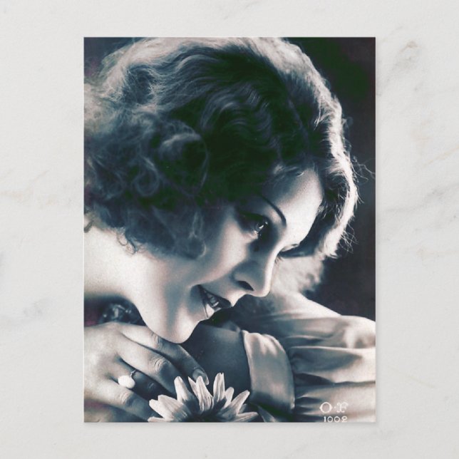 Vintage Beauty French Photo Postcard (Front)