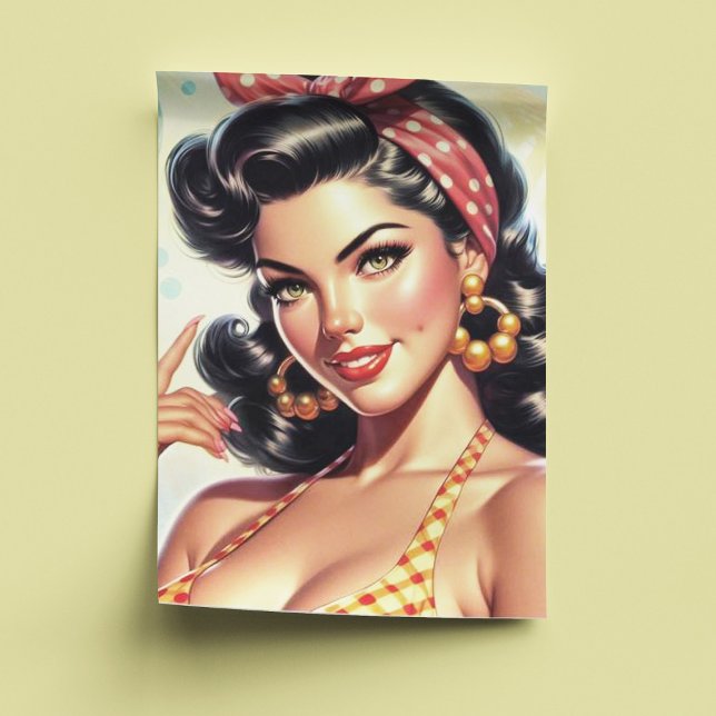 Vintage Beauty Girl Tissue Paper (Creator Uploaded)