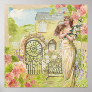 Vintage Beauty Poster