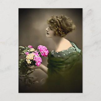Vintage Beauty VI Postcard