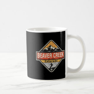 Vintage Beaver Creek Colorado Snow Mountain Skiing Coffee Mug