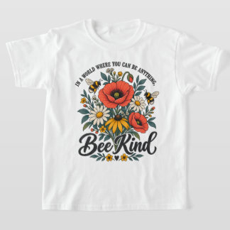 Vintage Bee and Wild Flowers T-Shirt