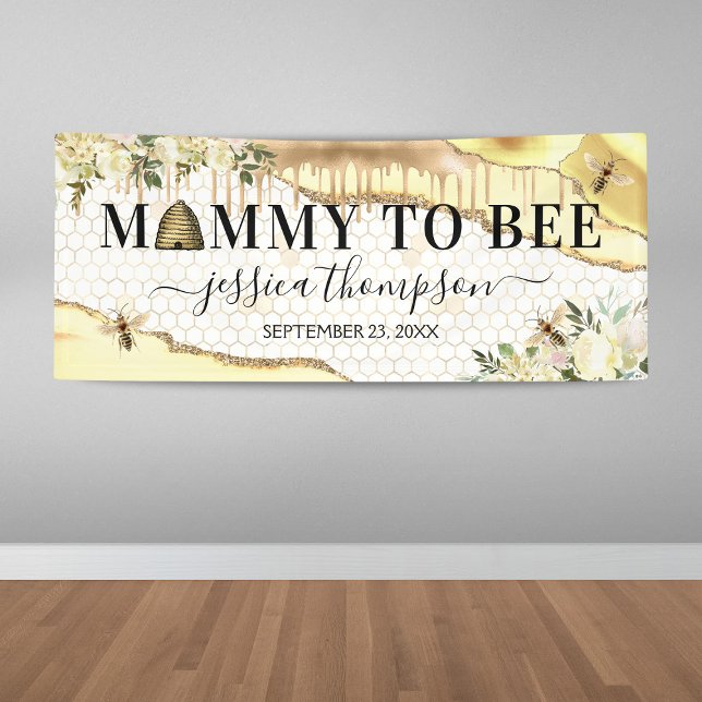 Vintage Bee Baby Shower Banner (Creator Uploaded)