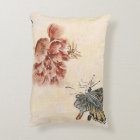 Vintage Bee, Butterfly and Poppy Watercolor