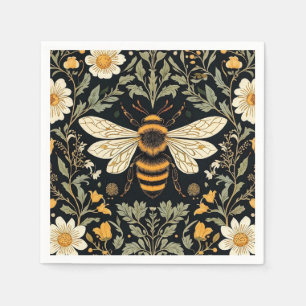 Vintage Bee Garden Napkin