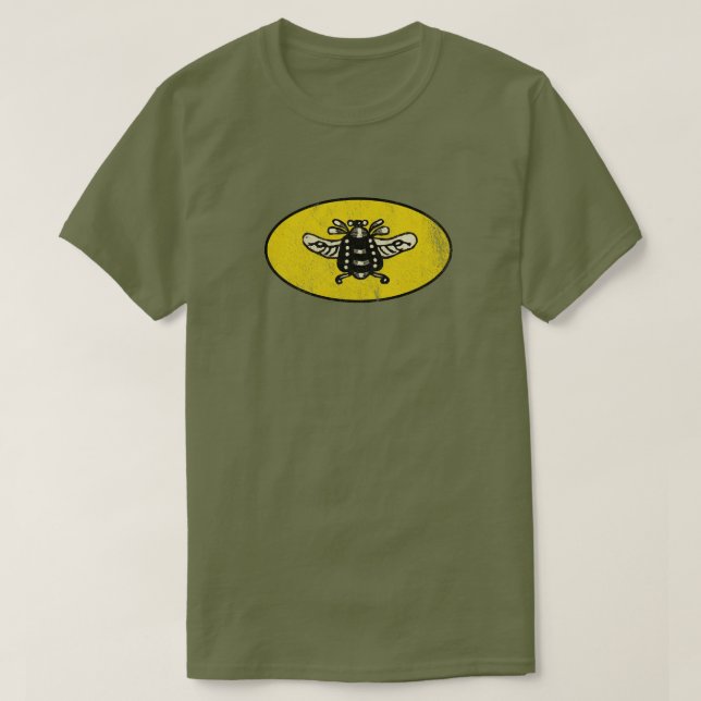 Vintage Bee - Honeybee T-Shirt (Design Front)