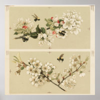 Vintage Bee Illustration