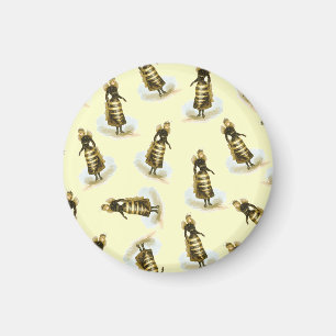 Vintage Bee Ladies Magnet