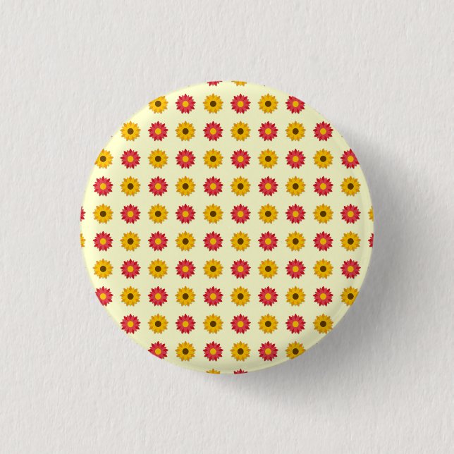 Vintage Bee Print 3 Cm Round Badge (Front)