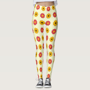 Vintage Bee Print Leggings